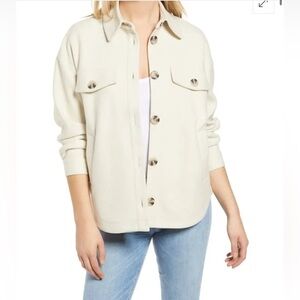 Vero Moda Utility Jacket in Cream with Versatile Design size M